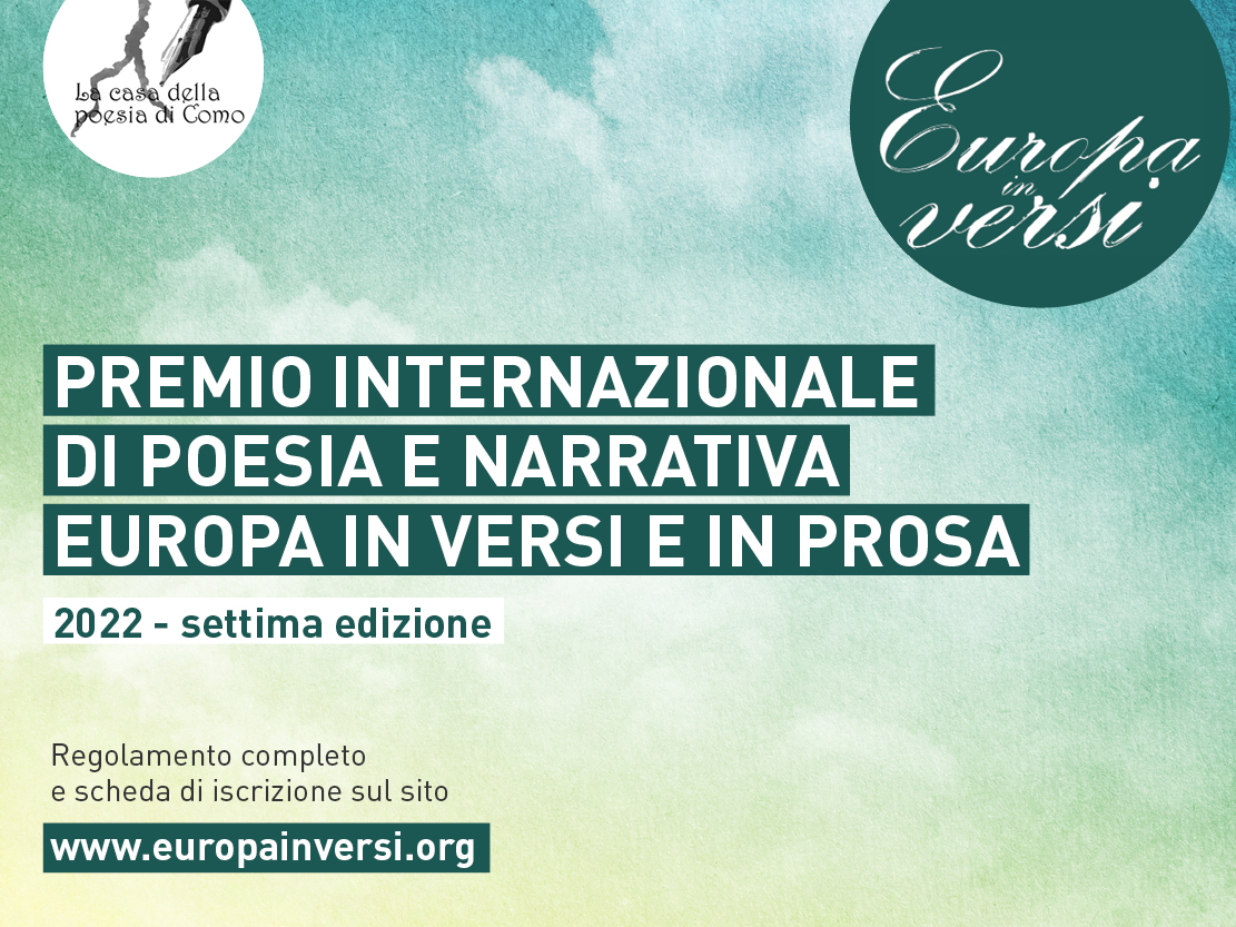 Premio internazionale di poesia e narrativa Europa in versi e in prosa 2022 - 7a edizione