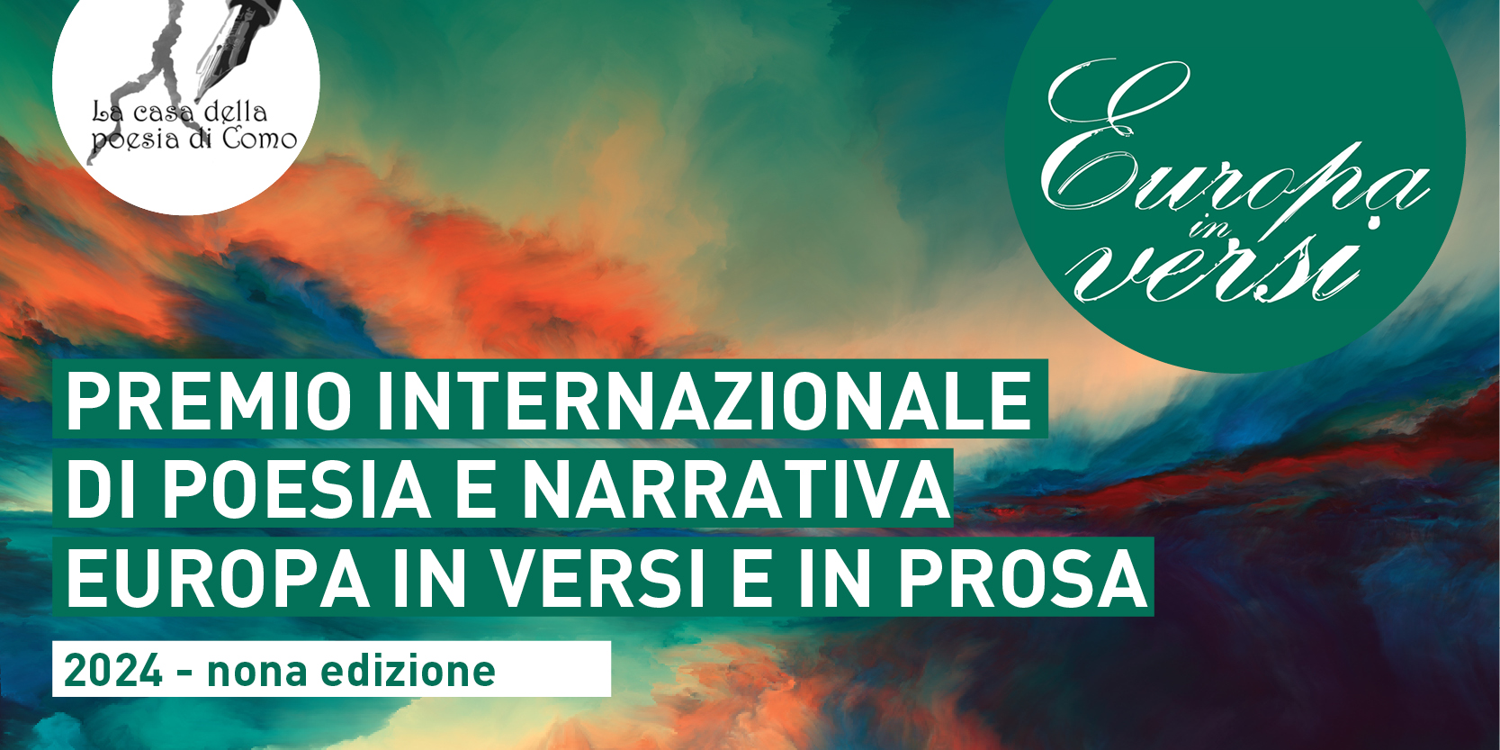 International prize of Poetry and fiction EUROPA IN VERSI 2024 - 9th edition - Como
